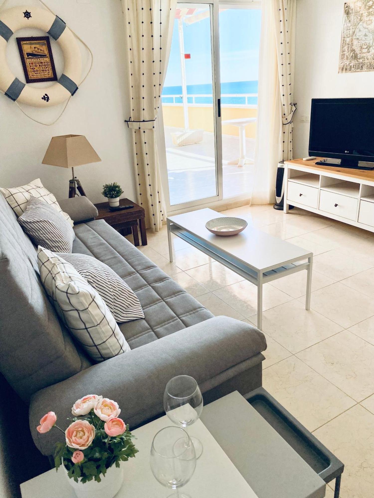 Appartamento Ático frontal con vistas al mar - 1ª línea Acapulco I Oropesa del Mar Esterno foto